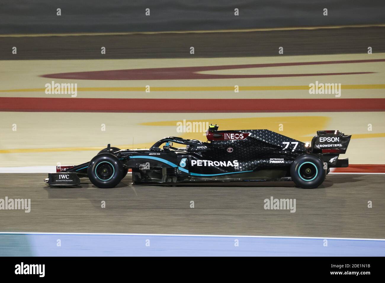BOTTAS Valtteri (fin), Mercedes AMG F1 GP W11 Hybrid EQ Power+, action pendant la Formule 1 Gulf Air Bahreïn Grand Prix 2020, de Novem / LM Banque D'Images