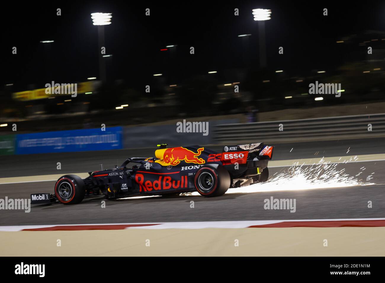 23 ALBON Alexander (tha), Aston Martin Red Bull Racing Honda RB16, action pendant la Formule 1 Gulf Air Bahrain Grand Prix 2020, de No / LM Banque D'Images