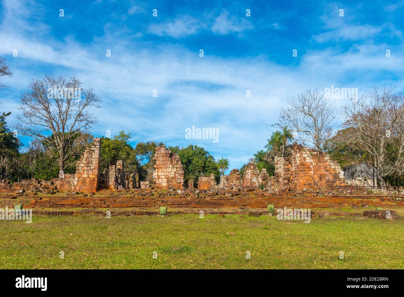 Ruines de la mission jésuite Santa Ana, patrimoine mondial de l'UNESCO, Provincia Misiones, Argentine, Amérique latine Banque D'Images