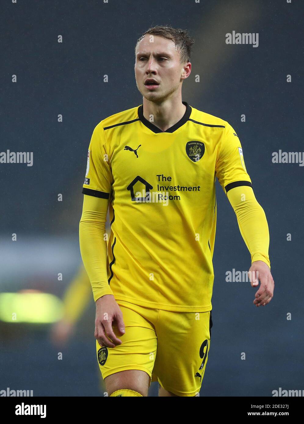 Ewood Park, Blackburn, Lancashire, Royaume-Uni. 28 nov. 2020Championnat d'Angleterre de football, Blackburn Rovers versus Barnsley; Cauley Woodrow of Barnsley crédit: Action plus Sports/Alamy Live News Banque D'Images