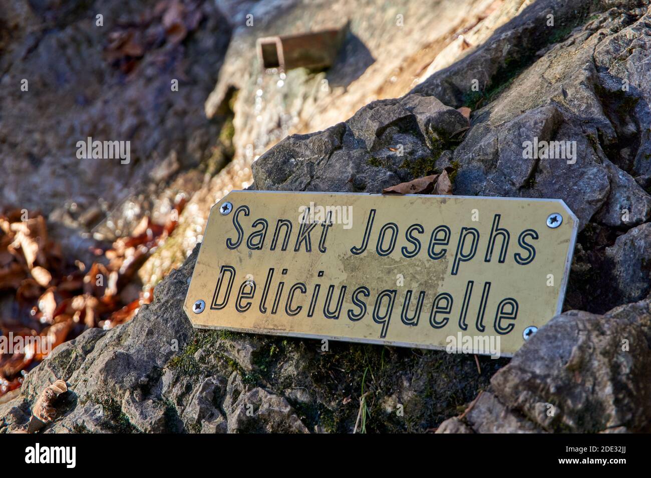 Saint Joseph Spring à Bayrischzell Banque D'Images
