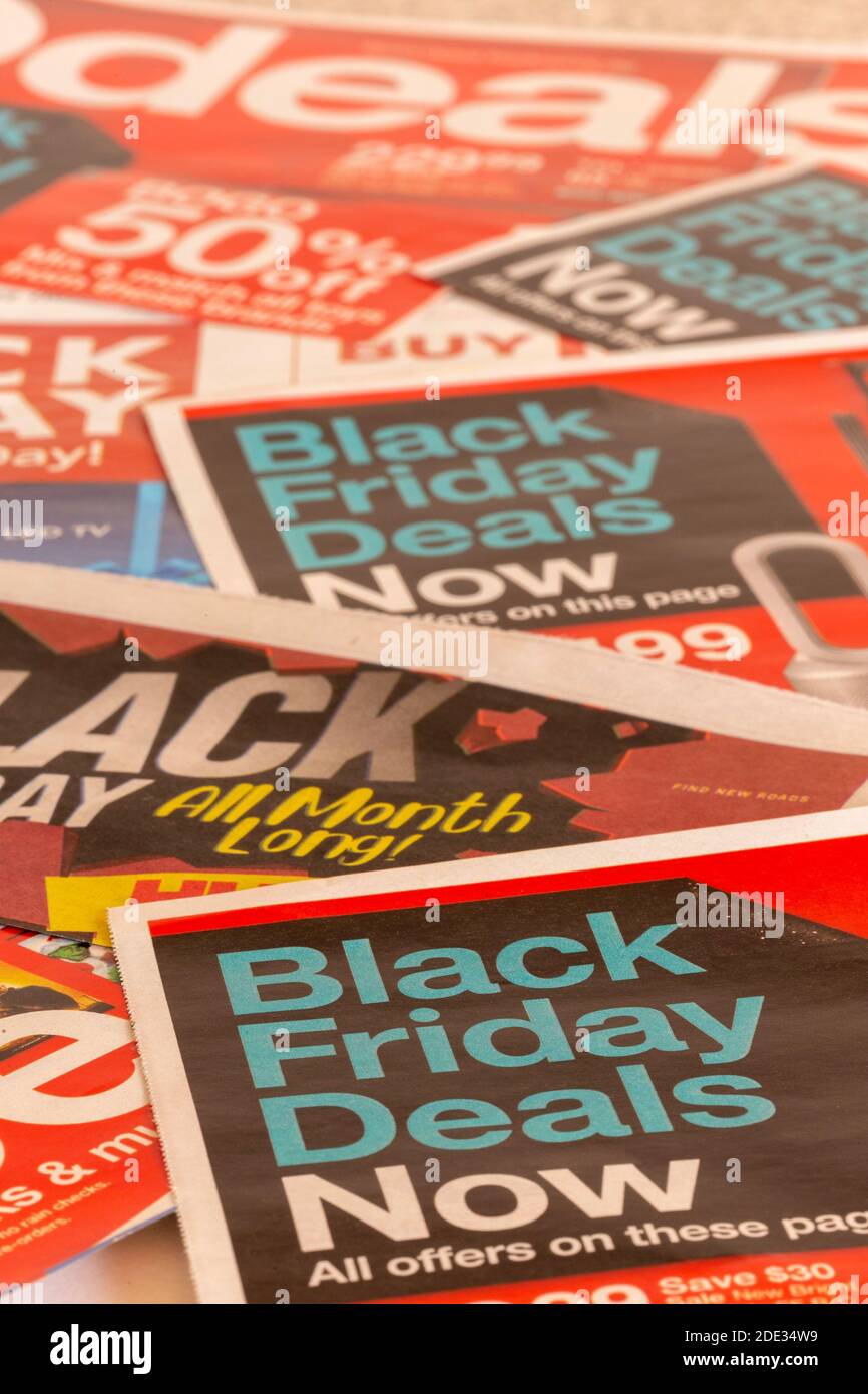Le vendredi noir Vente, USA Banque D'Images