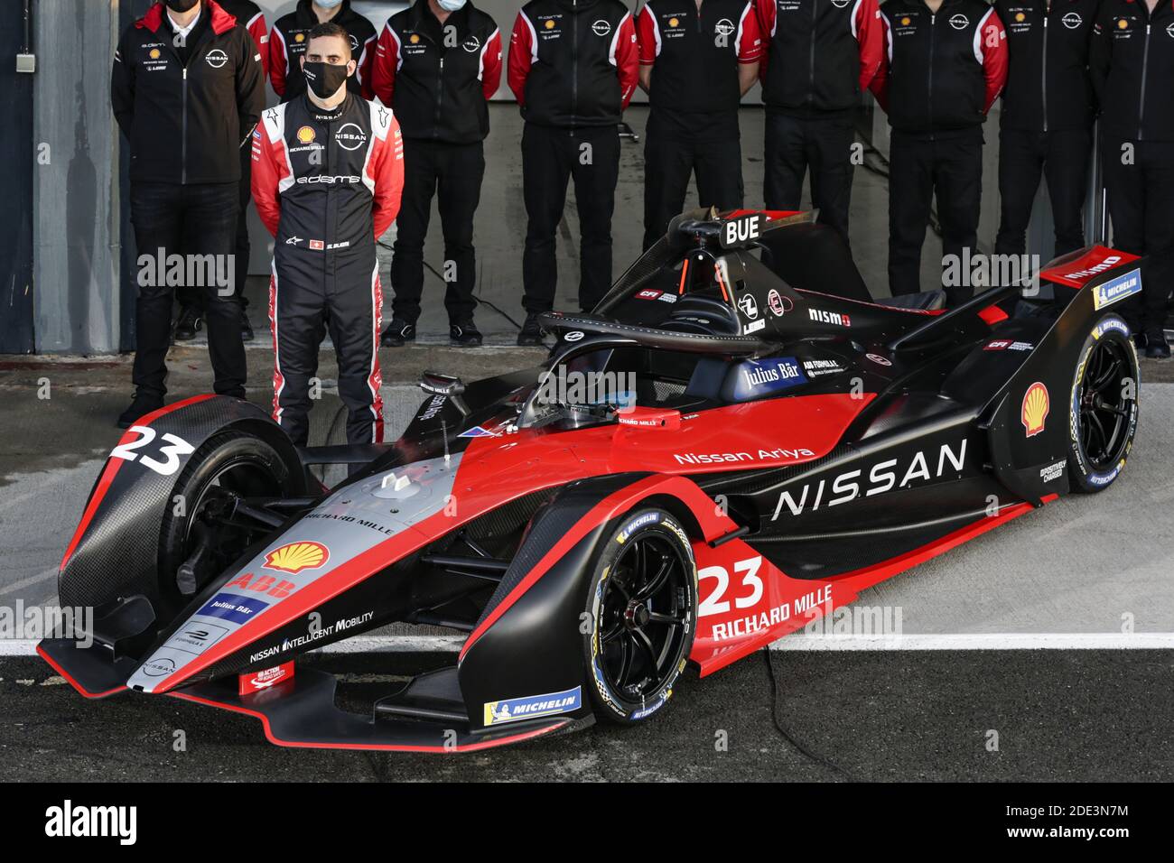 Pendant les essais pré-saison de Valence pour le Championnat du monde de Formule E ABB FIA 2020-21, sur le circuit Ricardo Tormo, du 28 novembre au 1er décembre 2020 à Valence, Espagne - photo Xavi Bonilla / DPPI / LM Banque D'Images