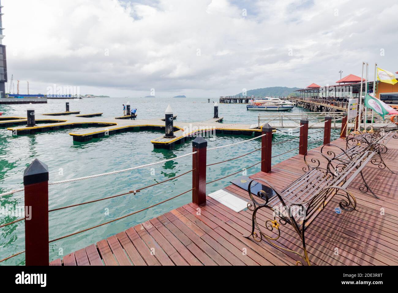 terminal-de-ferry-de-jesselton-point-banque-de-photographies-et-d