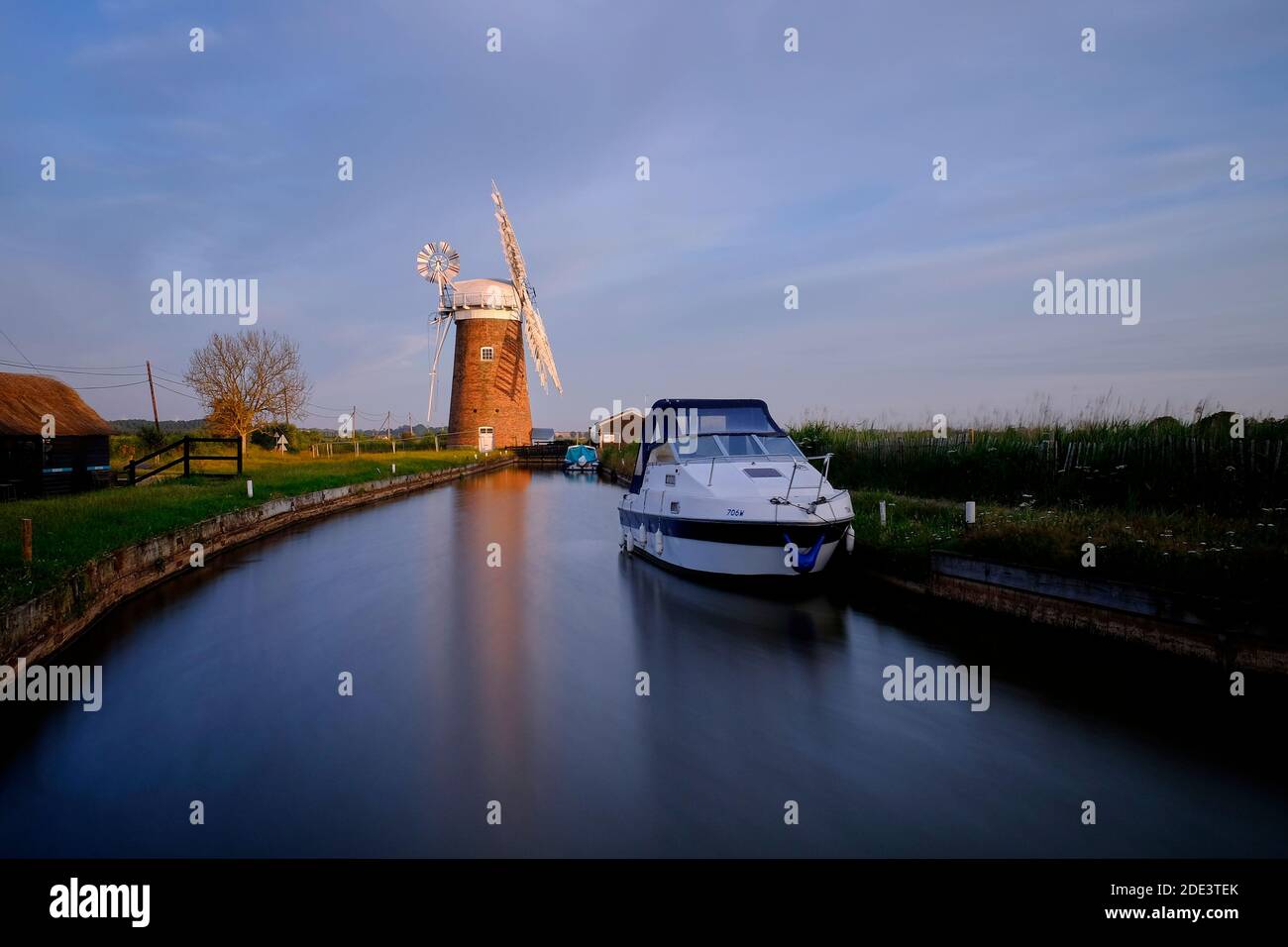 Pompe à vent Horsey, Norfolk, Angleterre Banque D'Images