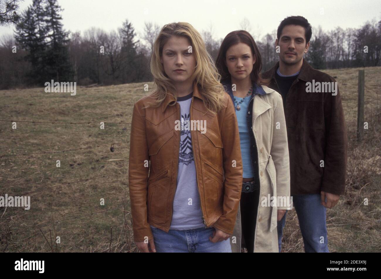 Ali Larter, A.J. Cook, Michael Landes, 'final destination 2' (2003) photo Credit: New Line Cinema / The Hollywood Archive / référence du fichier # 34078-0446FSTHA Banque D'Images