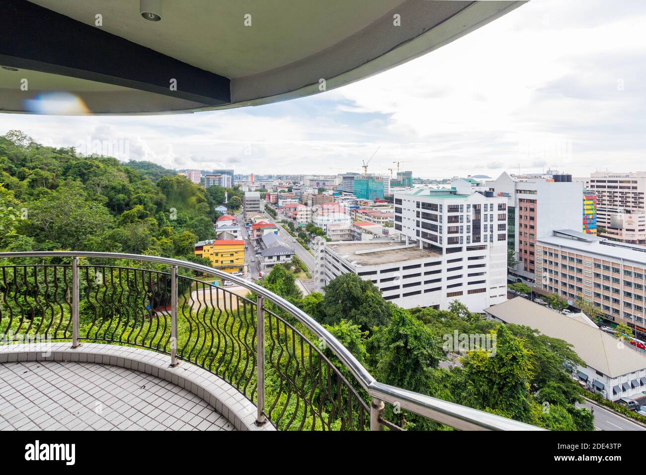 Le point de vue de Kota Kinabalu à signal Hill à Sabah, Malaisie Banque D'Images