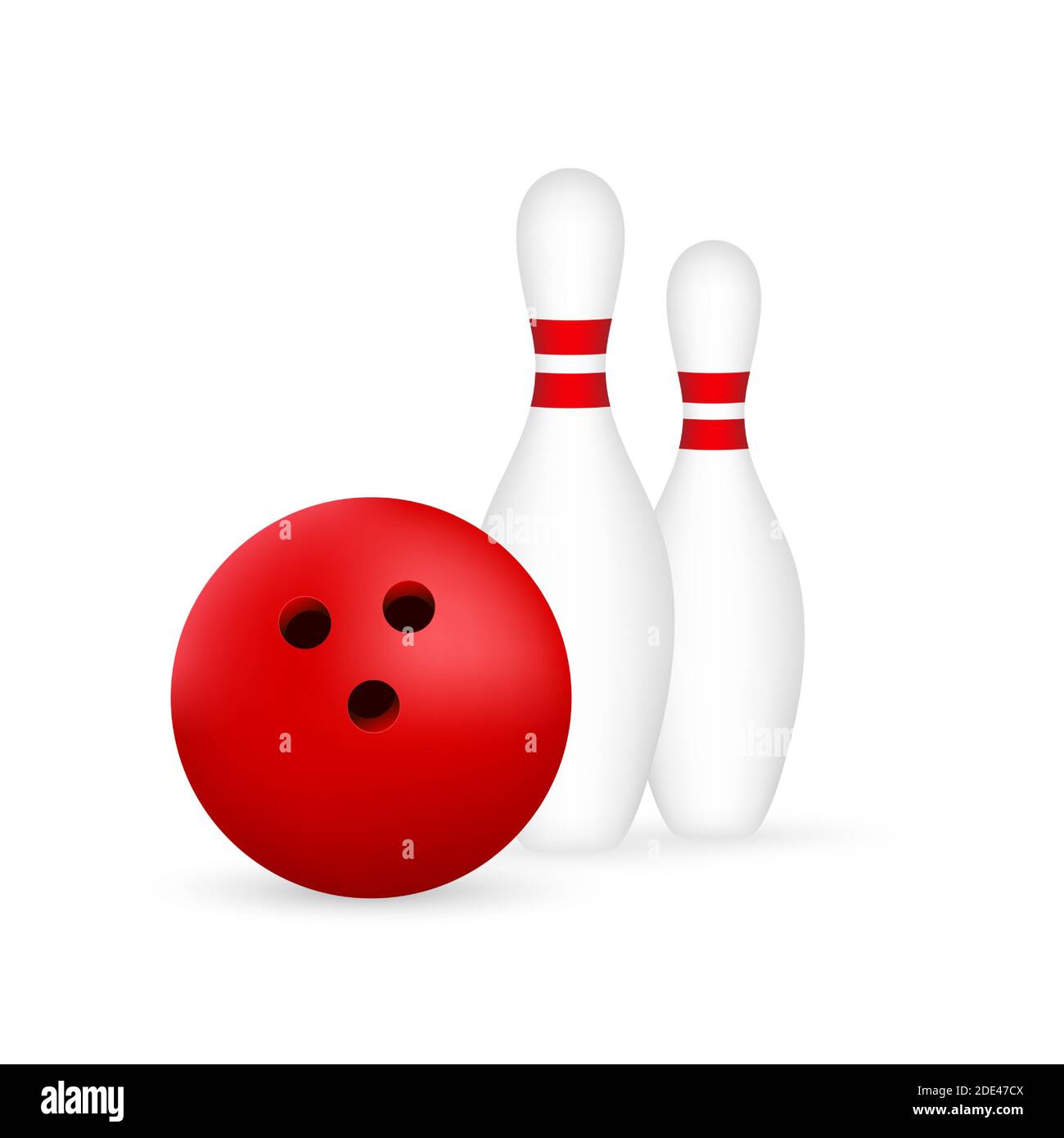 Affiche de bowling. Jeu de bowling. Illustration du stock vectoriel. Illustration de Vecteur