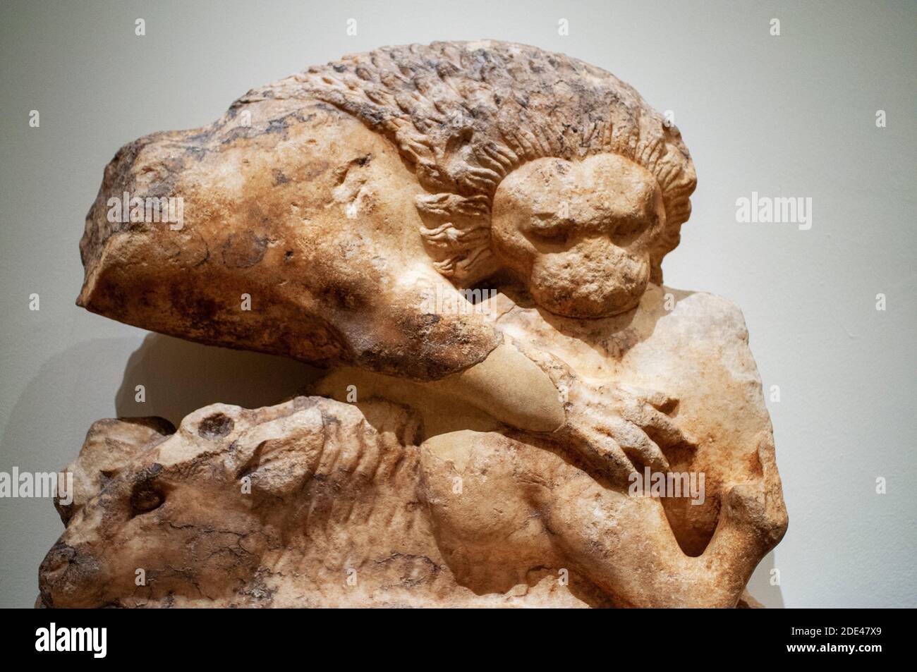 Chambre de la période gréco-romaine dans le Metropolitan Museum of Art 1000 Cinquième Avenue et 82ème rue. Galeries grecques et romaines au Mus Metropitan Banque D'Images