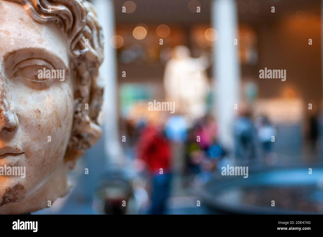 Chambre de la période gréco-romaine dans le Metropolitan Museum of Art 1000 Cinquième Avenue et 82ème rue. Galeries grecques et romaines au Mus Metropitan Banque D'Images