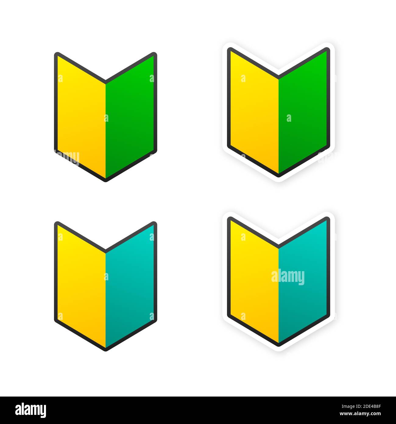 Symbole japonais pour débutant, design parfait pour toutes les utilisations. Marque Wakaba ou Shoshinsha. Elément de conception. Simple pictogramme isolé. Brut vectoriel Illustration de Vecteur Symbole japonais pour débutant, design parfait pour toutes les utilisations. Marque Wakaba ou Shoshinsha. Elément de conception. Simple pictogramme isolé. Brut vectoriel Illustration de Vecteur