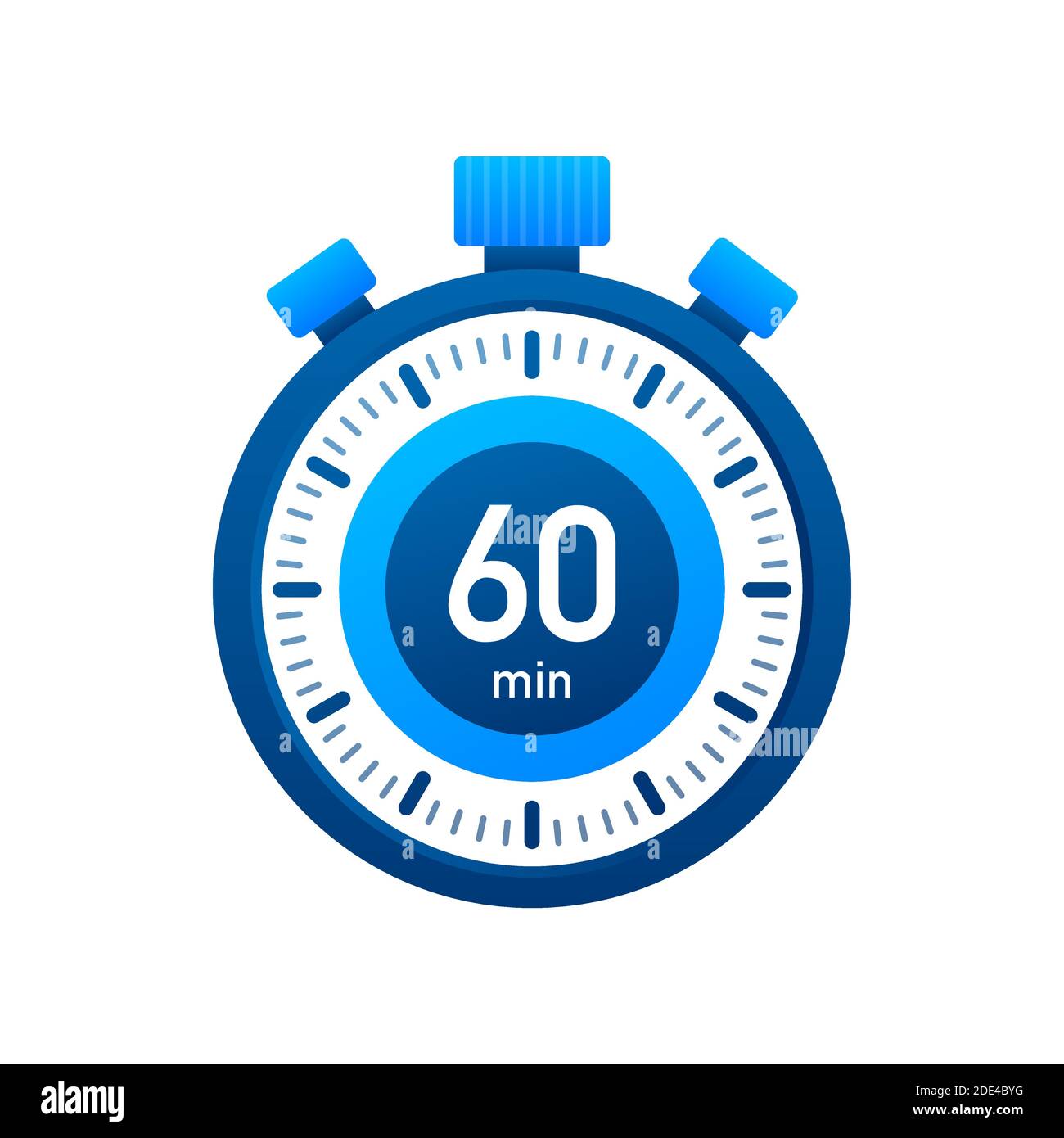 60 minutes stopwatch Banque d'images détourées - Alamy