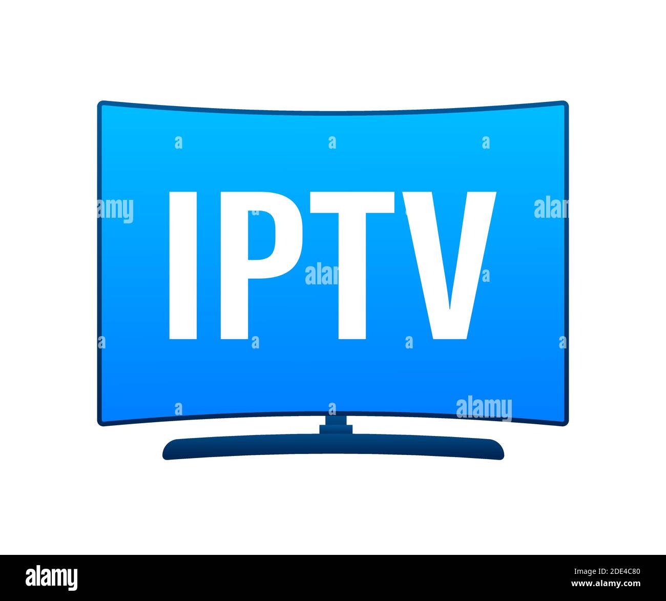 Badge, icône, logo IPTV. Illustration du stock vectoriel. Illustration de Vecteur