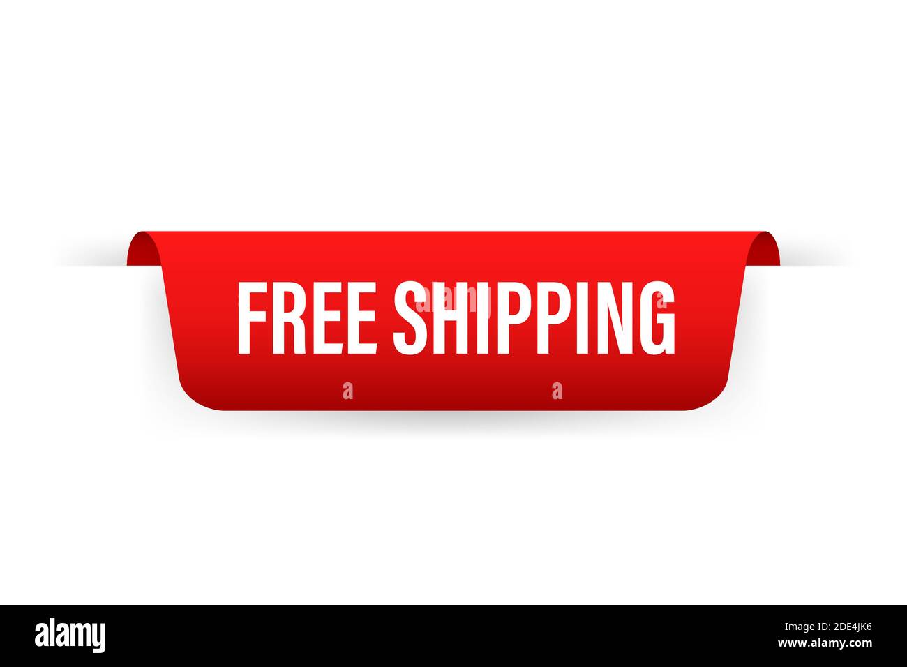 Livraison gratuite Red Label Icon Vector Design. Illustration vectorielle. Illustration de Vecteur