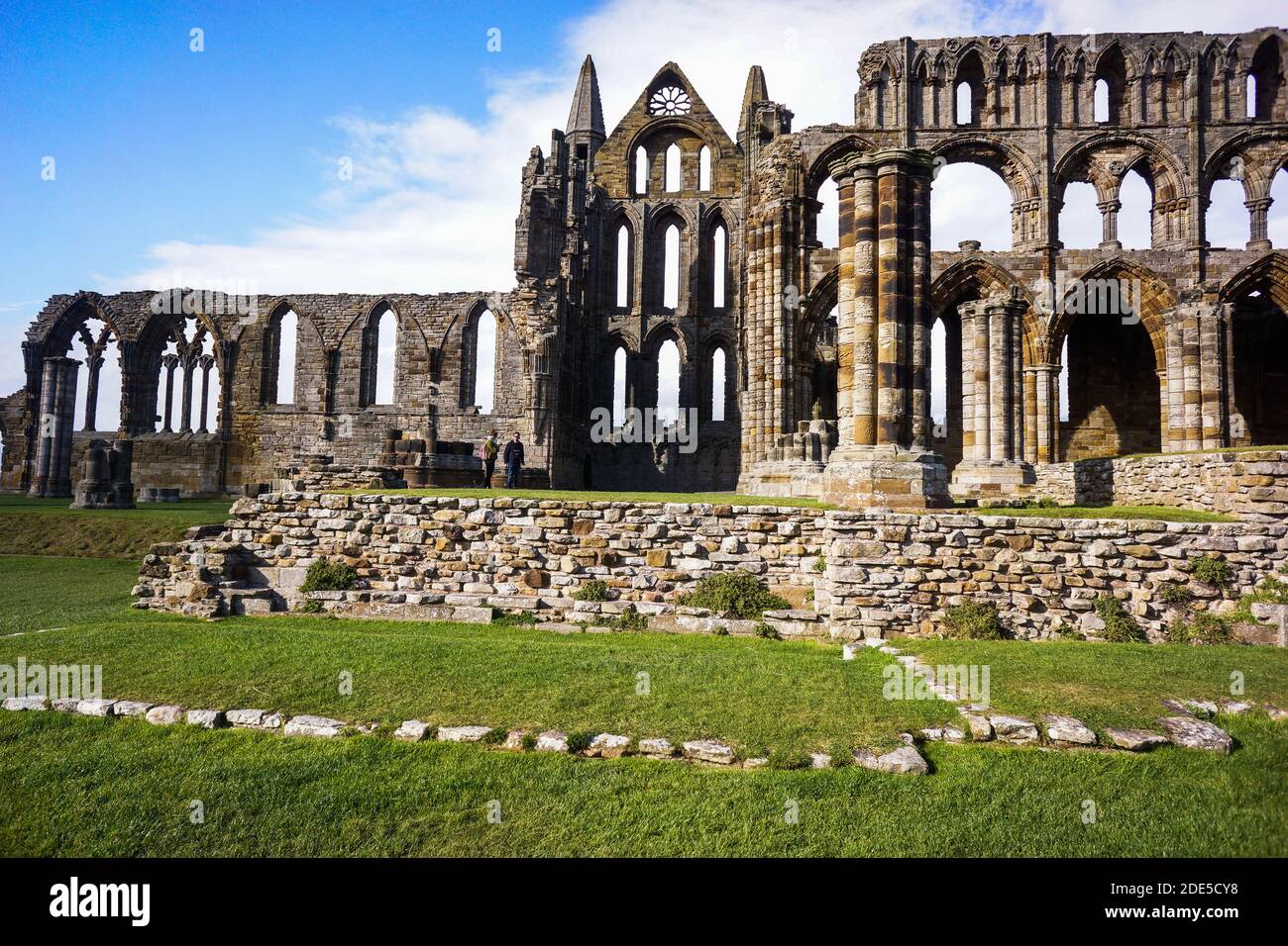 Whitby Cathedral North Yorkshire Banque D'Images