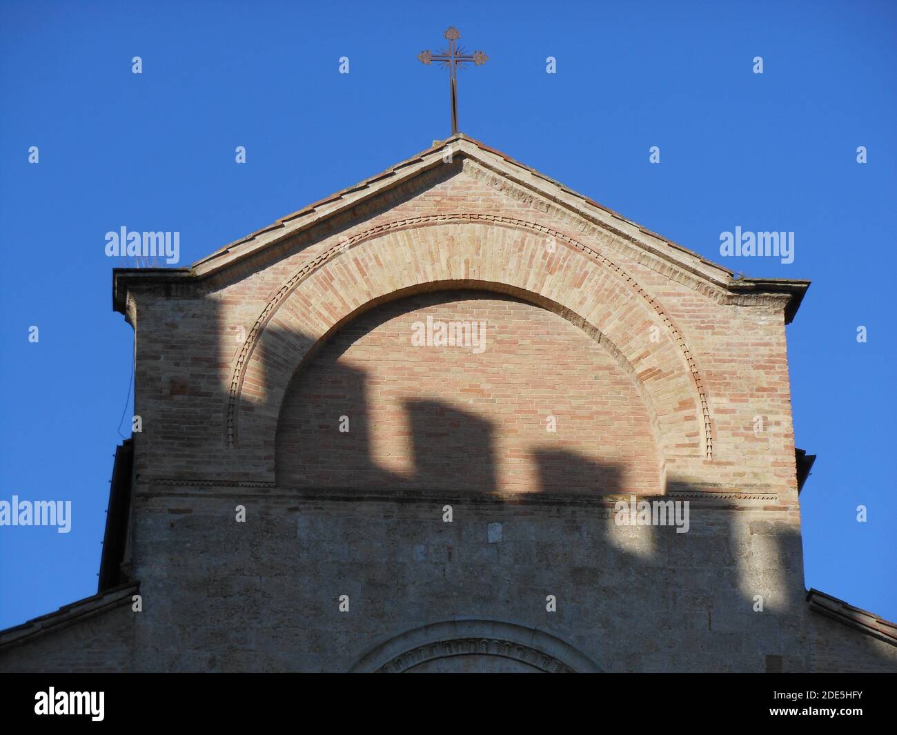 Collégiale à San Gimignano, Toscane, Italie Banque D'Images
