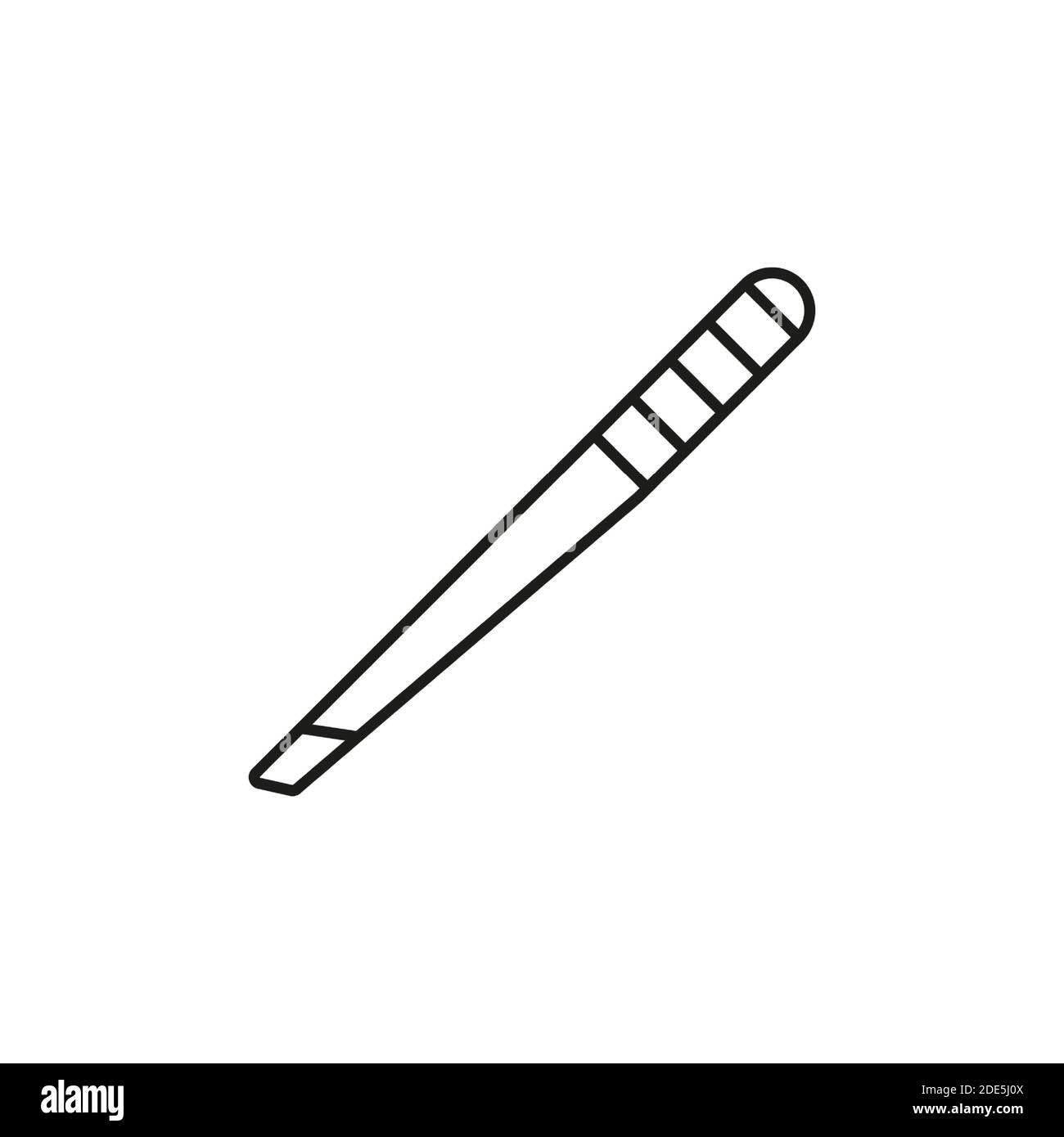 icône de pince élément de l'icône de maquillage pour le concept mobile et les applications web. Les pinces à épiler Icon peuvent être utilisées pour le Web et les mobiles. Icône Premium sur blanc Illustration de Vecteur