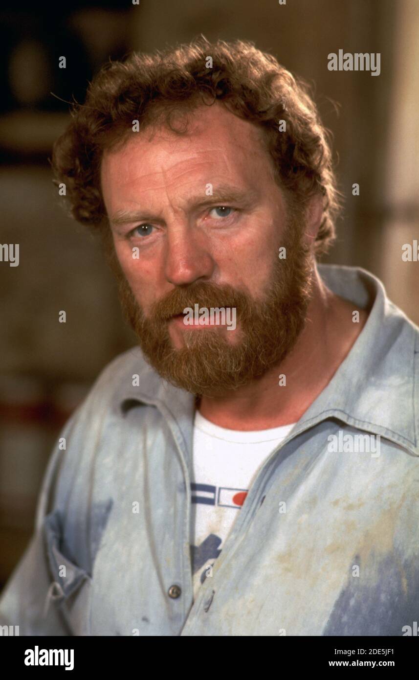 Pat Roach; la pièce originale de la production ATV du PET Auf Wiedersehen photographié à un emplacement de Notinghamshire juillet 1986 Banque D'Images