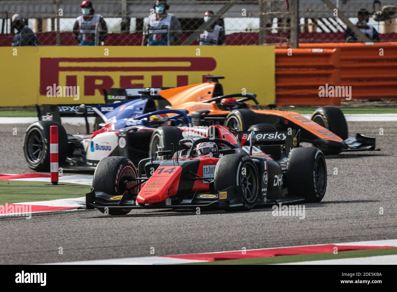 14 Alesi Giuliano (fra), MP Motorsport, Dallara F2 2018, action lors de la 11ème manche du Championnat de Formule 2 2020 de la FIA du 27 au 29 novembre 2020 sur le circuit international de Bahreïn, à Sakhir, Bahreïn - photo Diederik van der Laan / Dutch photo Agency / DPPI / LM Banque D'Images