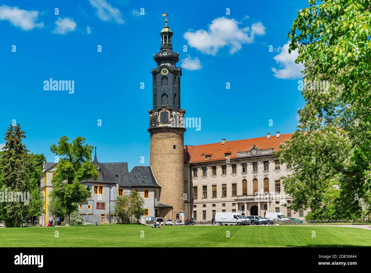 Le palais de Weimar est situé dans le centre-ville de Weimar, Thuringe, Allemagne, Europe Banque D'Images