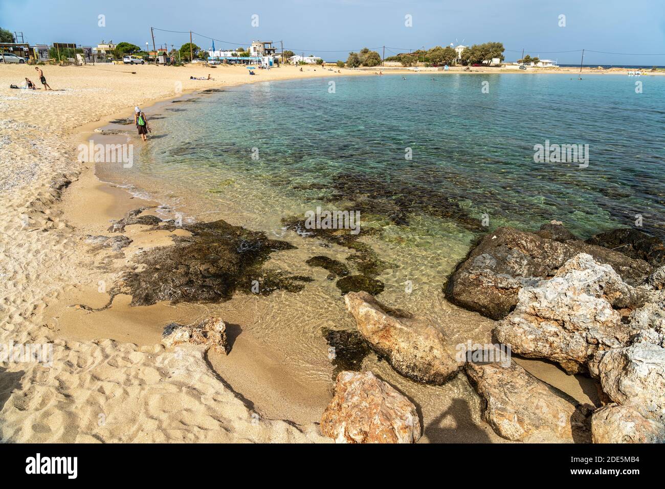 Strand von Stavros, bekannt durch den film 'Alexis Zorbass' mit Anthony Quinn, Akrotiri Halbinsel, Chania, Kreta, Griechenland, Europa | Stavros be Banque D'Images