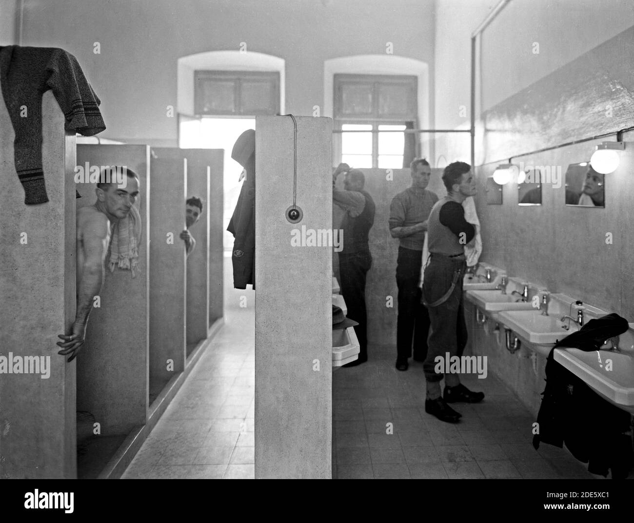 Histoire du Moyen-Orient - Aust. [c.-à-d. Australian] Fonds de confort Hostel pour les soldats dans l'école grecque Old City. Salle de lavage Banque D'Images