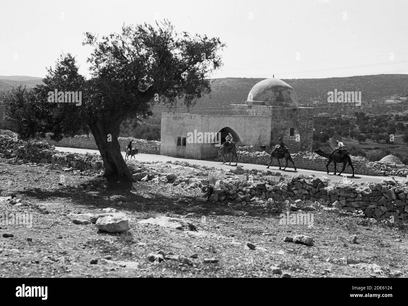 Légende originale: Rachel's Tomb - emplacement: West Bank--Bethlehem ca. 1934-1939 Banque D'Images