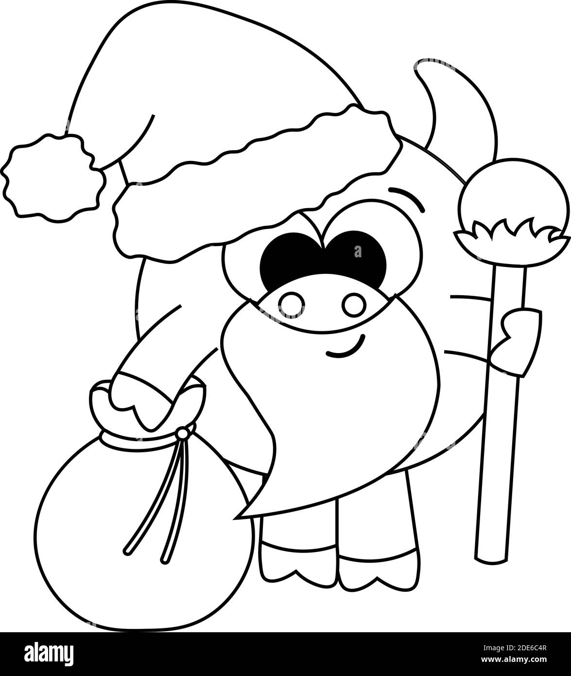 Il peut être utilisé pour la coloration des enfants, les icônes, le Web, les cartes postales, la décoration, la mise en paquet, les imprimés pour des objets, les couvertures pour les carnets, la décoration de boîtes pour les jouets, St Illustration de Vecteur