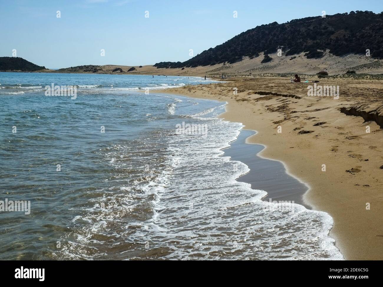 Golden Beach sur la péninsule de Karpass, dans le nord de Chypre. Banque D'Images