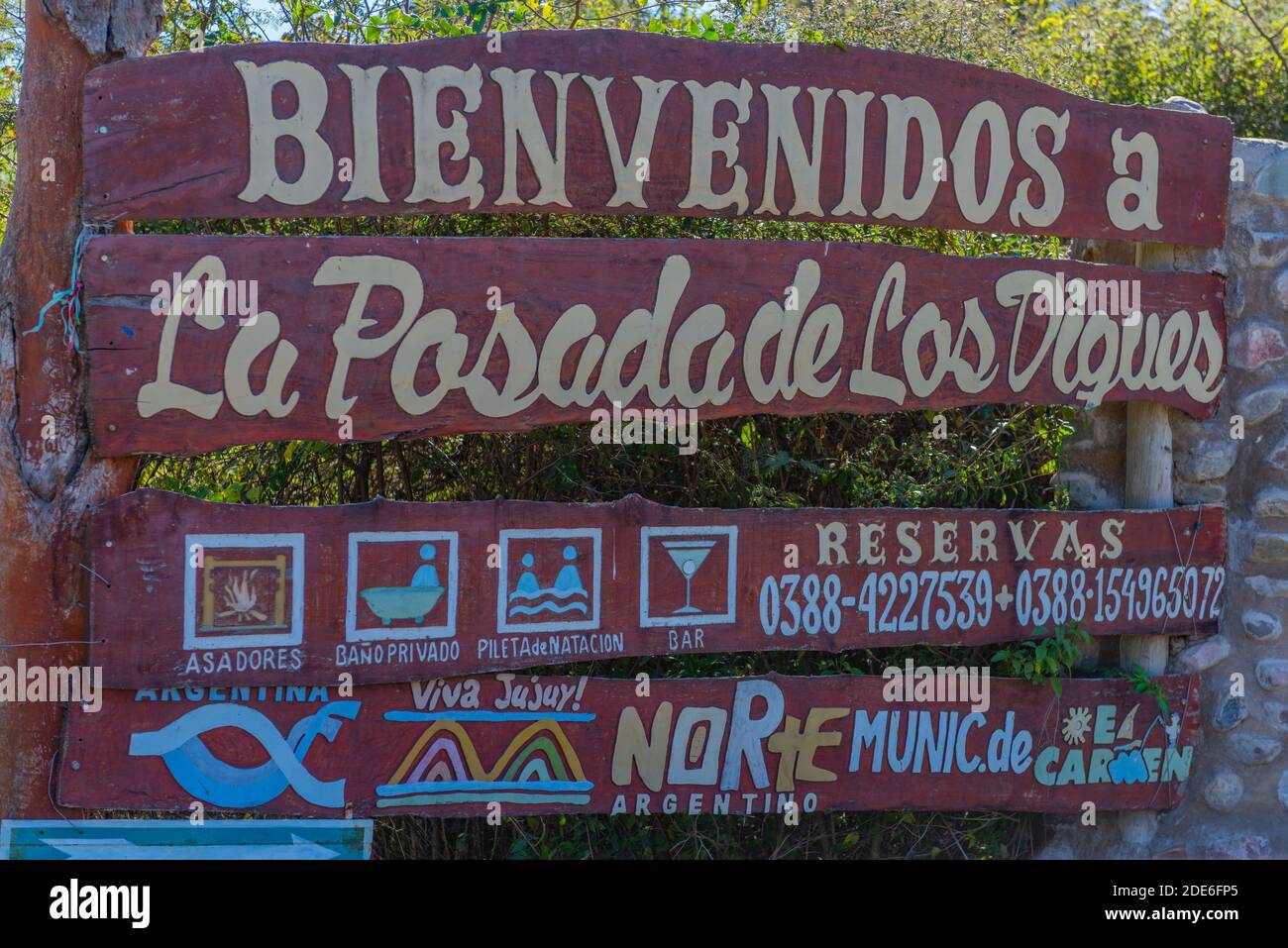 Un voyage sur la N 9 au nord de la province de Jujuy, dans le nord-ouest de l'Argentine, en Amérique latine Banque D'Images