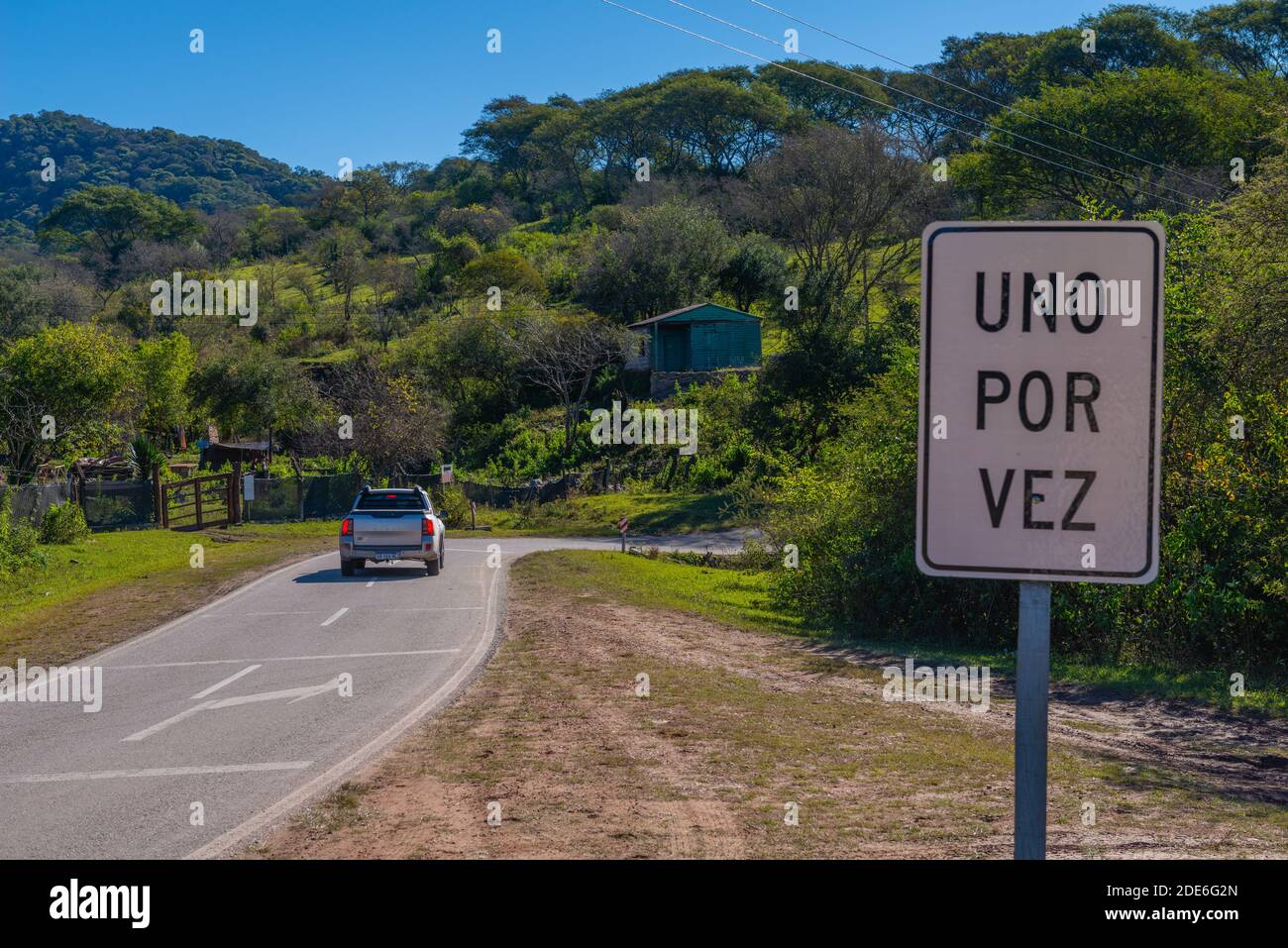 Un voyage sur la N 9 au nord de la province de Jujuy, dans le nord-ouest de l'Argentine, en Amérique latine Banque D'Images