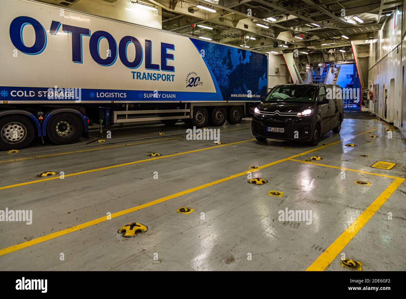 Ferry bateau Pont Aven de Bretagne Ferries à Roscoff, France Banque D'Images