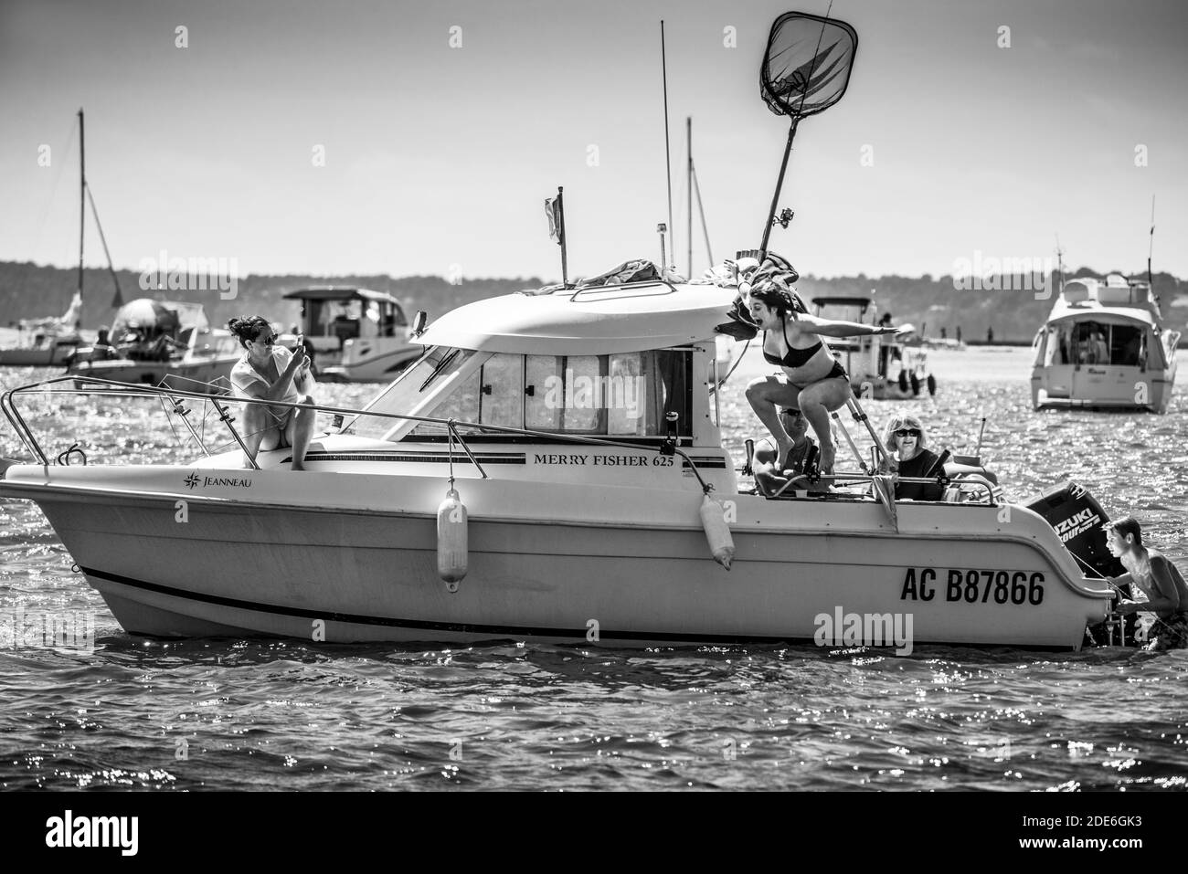 Baie d'Arcachon, France, Europe. Banque D'Images