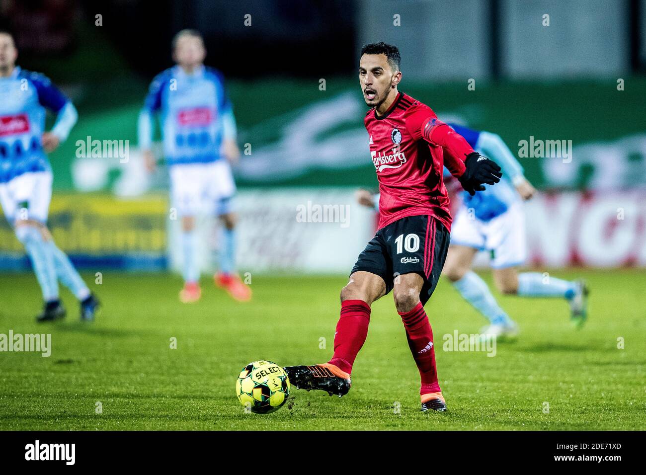 Haderslev, Danemark. 29 novembre 2020. Carlos Zeca (10) du FC Copenhague vu lors du match 3F Superliga entre Sonderjyske et le FC Copenhague au parc Sydbank à Haderslev. (Crédit photo : Gonzales photo/Alamy Live News Banque D'Images