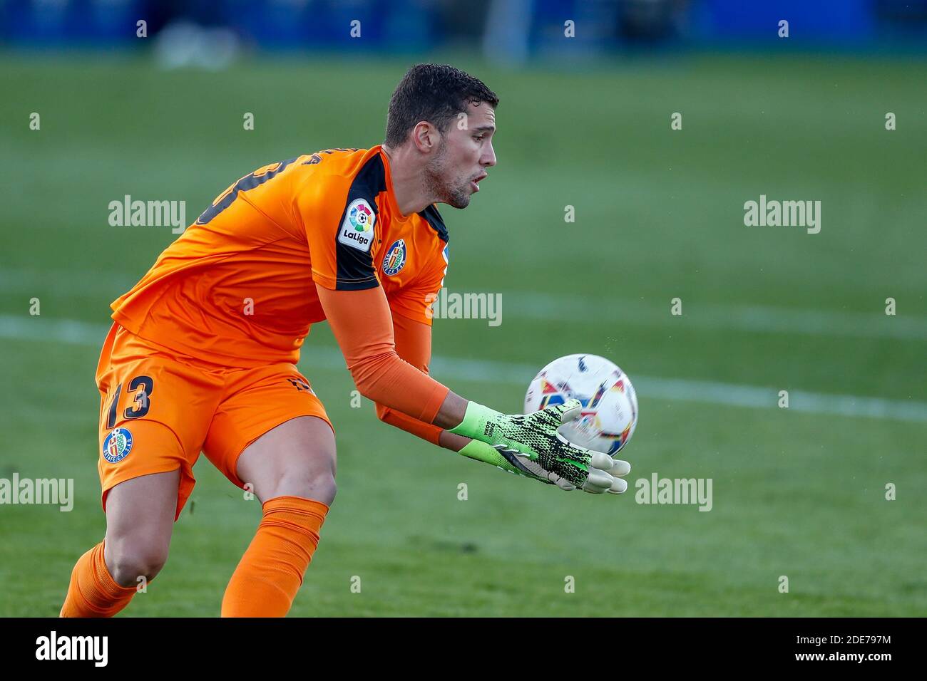 David Soria de Getafe lors du championnat d'Espagne la Liga football match entre Getafe CF et Athletic Club de Bilbao le 29 novembre 2020 au stade Alfonso Perez Coliseum de Getafe, Madrid, Espagne - photo Oscar J Barroso / Espagne DPPI / DPPI / LM Banque D'Images