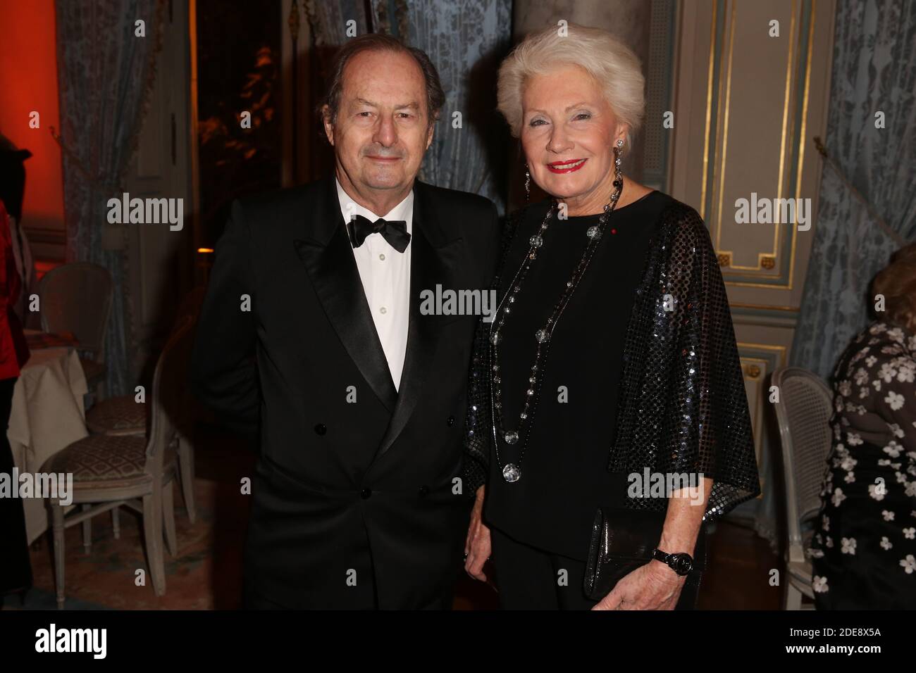 Jean-Marie Rouart et Monique Raymond assistent au gala de la 42e édition du cercle de l Union Interalliee le 25 janvier 2019 à Paris, France. Photo de Jerome Domine/ABACAPRESS.COM Banque D'Images