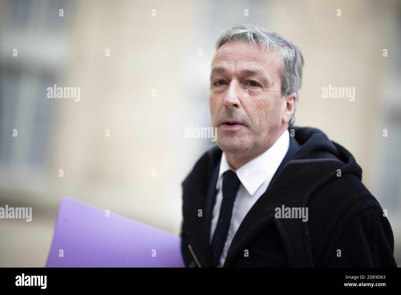 Philippe Vigier à l'Elysée Palace le 6 février 2019 à Paris, France. ELIOT BLONDT/ABACAPRESS.COM Banque D'Images