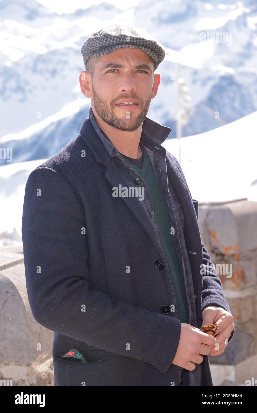 Moise Santamaria Lors du photocall de la série un si Grand Soleil au 21e Festival des créations Televisuelles de Luchon a Luchon, France, le 9 Fevrier 2019. Photo de Julien Reynaud/APS-Medias/ABACAPRESS.COM Banque D'Images