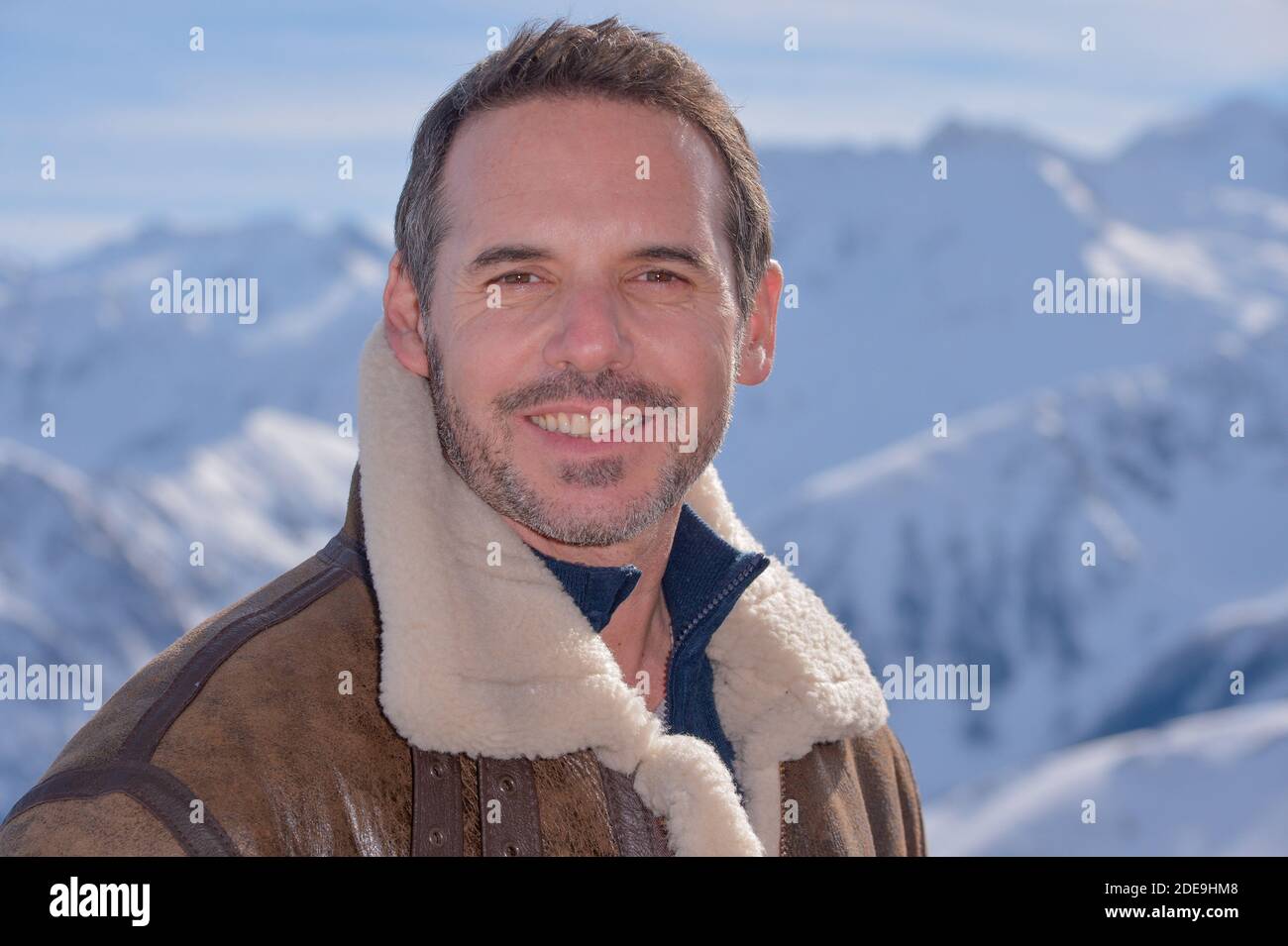 Jeremy Banster Lors du photocall de la série un si Grand Soleil au 21e Festival des créations Televisuelles de Luchon a Luchon, France, le 9 Fevrier 2019. Photo de Julien Reynaud/APS-Medias/ABACAPRESS.COM Banque D'Images