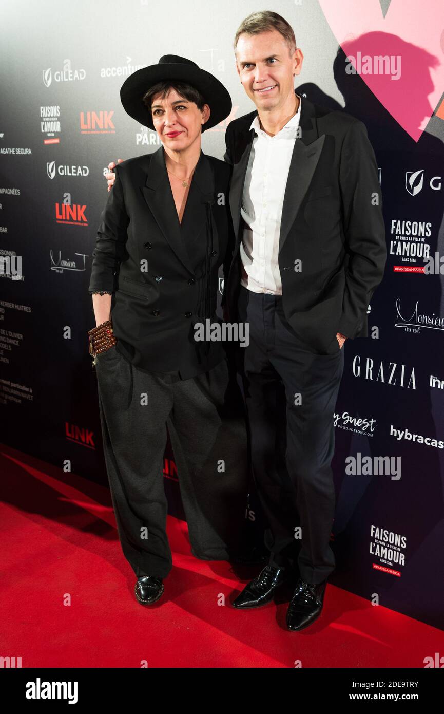 Invité , au bal paratour tenu à la mairie de Paris le jour de la Saint-Valentin, organisé pour rassembler des fonds pour lutter contre le SIDA, Paris, France, Fébuary 14/2019. Photo de Daniel Derajinski/ABACAPRESS.COM Banque D'Images