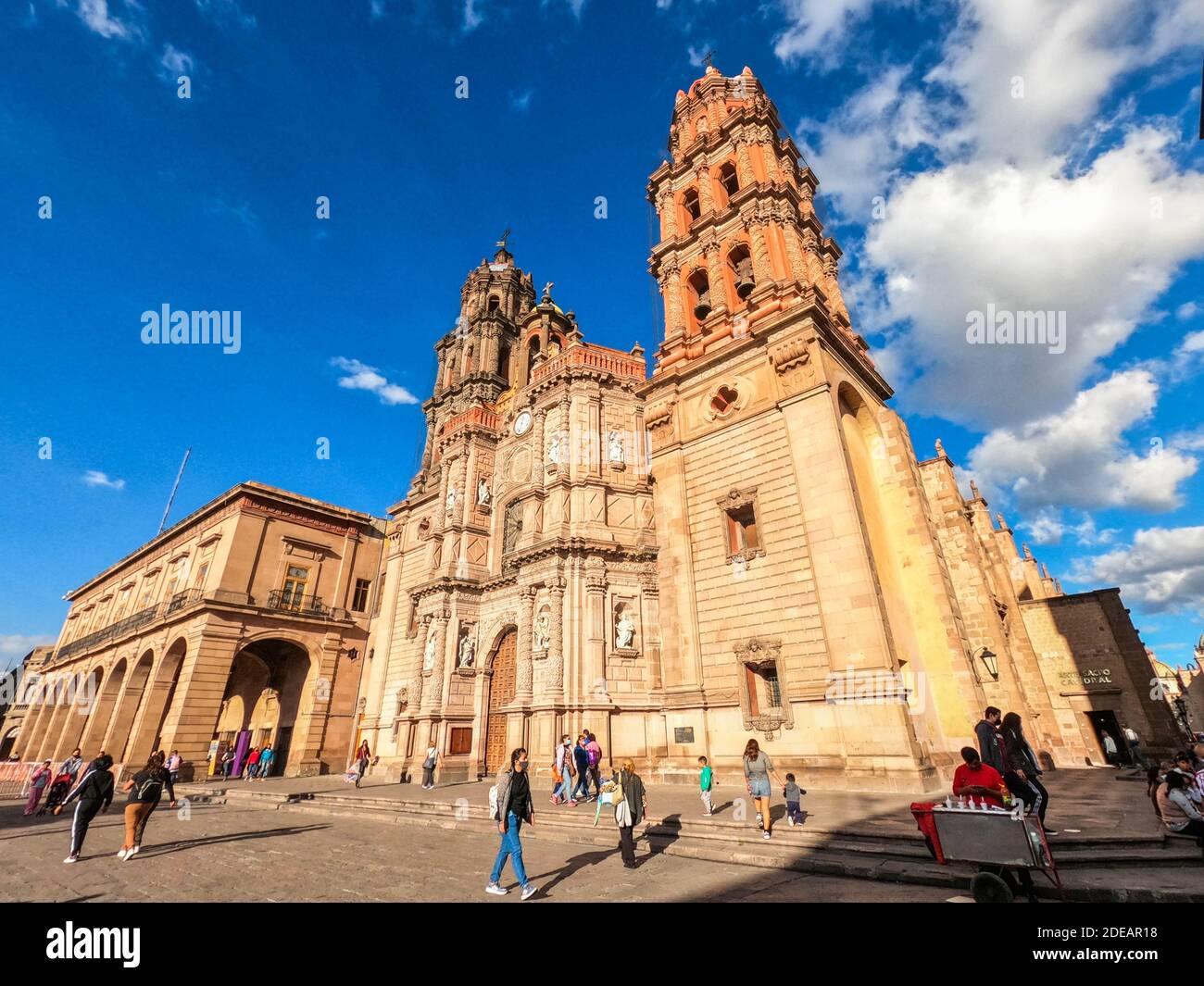 Cathédrale métropolitaine de San Luis Potosi, Mexique Banque D'Images