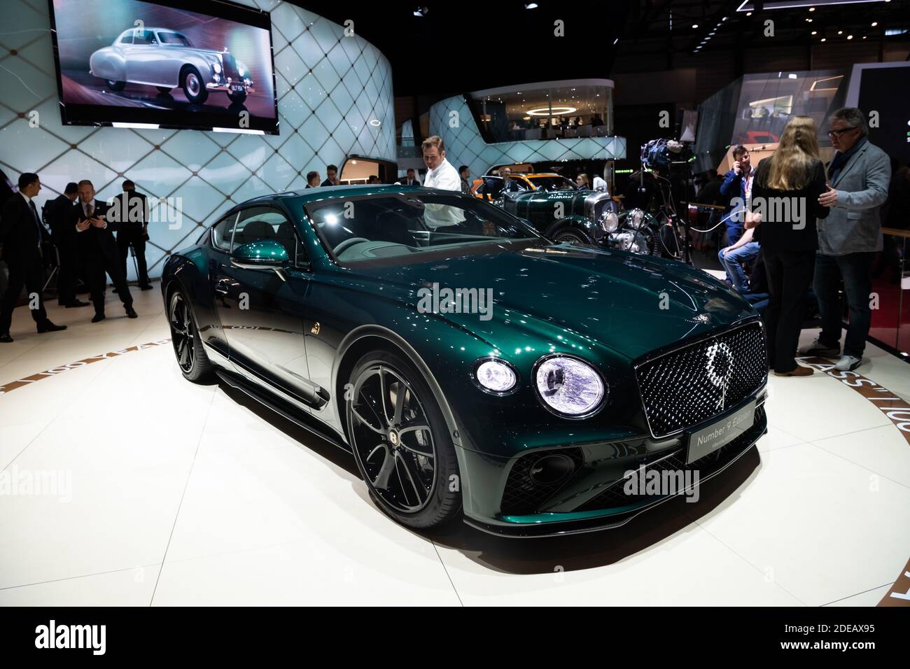 Bentley Number 9 EditionLe 89e salon de l'automobile de Genève commence le 7 mars et dure jusqu'au 17 mars. Genève, Suisse, 5 mars 2019. Photo de Loona/ABACAPRESS.COM Banque D'Images