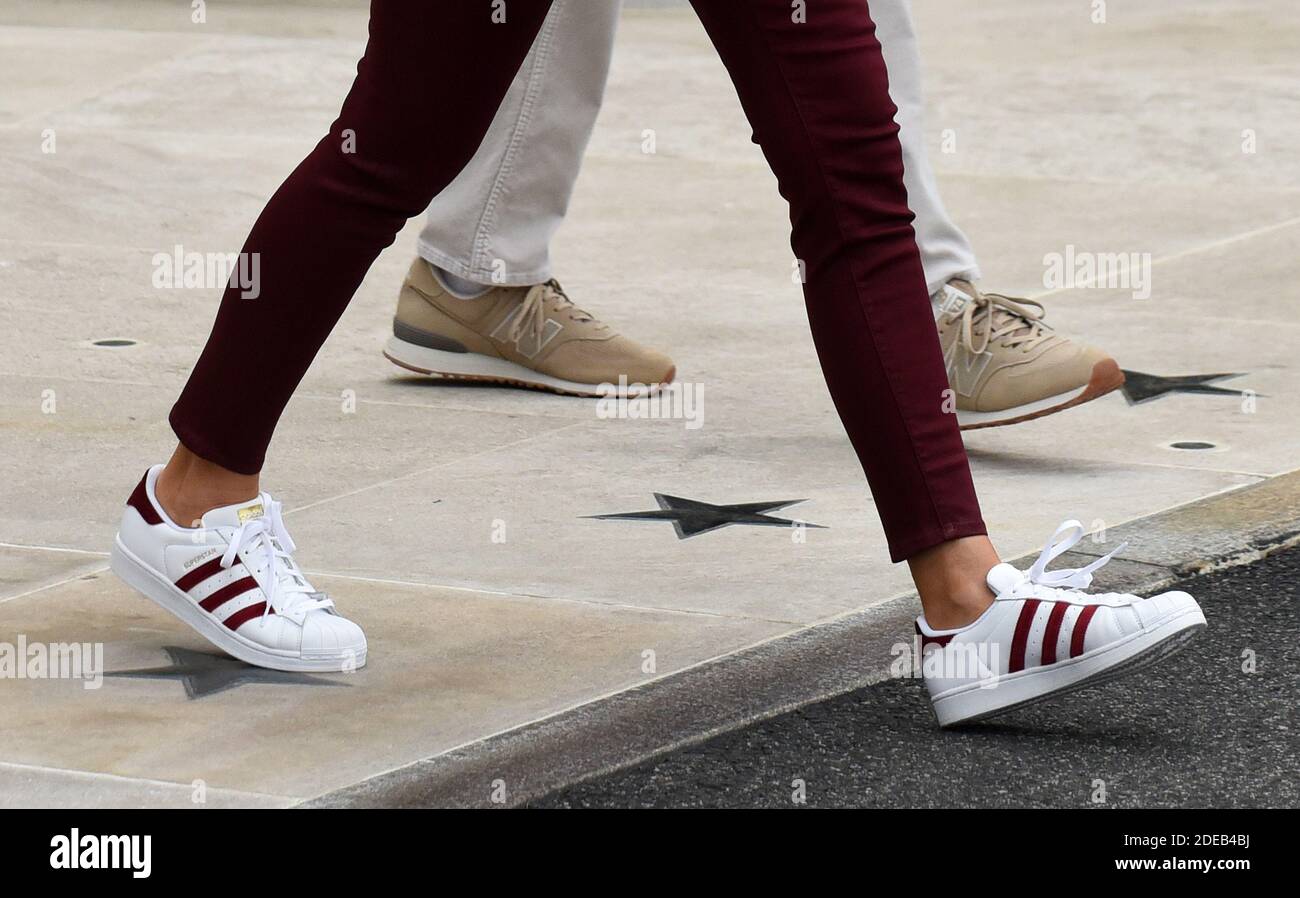 La première dame Melania Trump et son fils Barron quittent la Maison Blanche en route vers fort Benning, GA, le 8 mars 2019 à Washington, DC, États-Unis. Photo par Olivier Douliery/ABACAPRESS.COM Banque D'Images