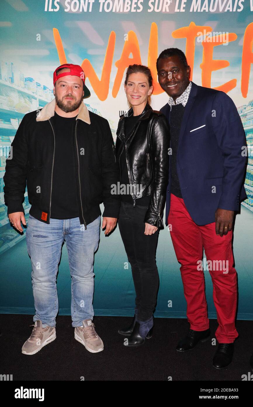 Alban Ivanov, Judith El Zein, Issaka Sawadogo, Alexandre Antonio assistant à la première Walter qui s'est tenue à l'UGC Bercy à Paris, France, le 14 mars 2019. Photo de David Boyer/ABACAPRESS.COM Banque D'Images