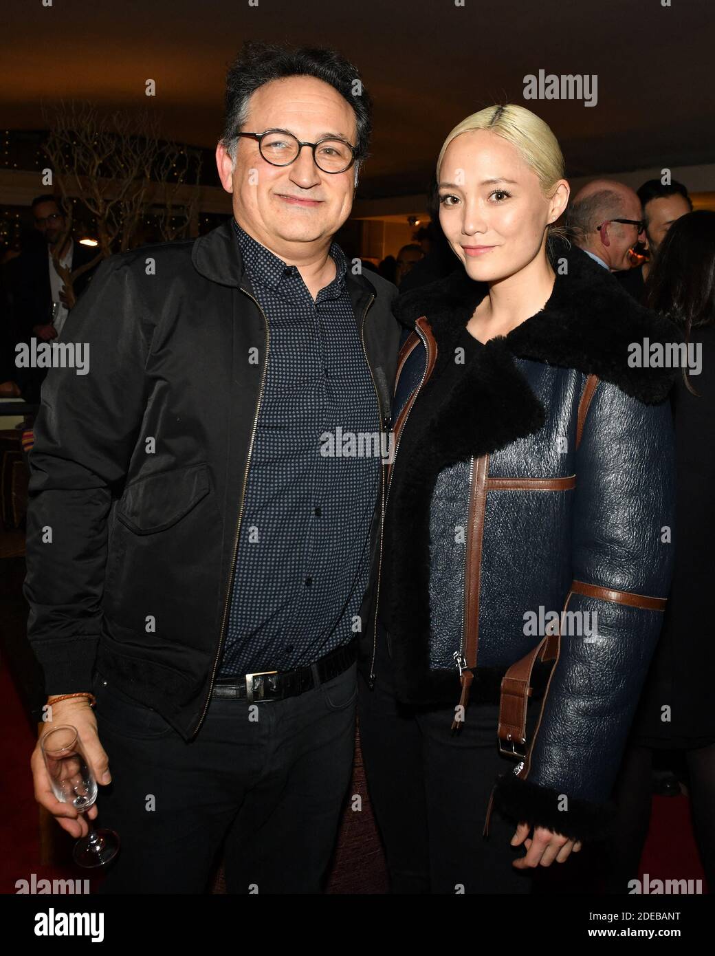 POM Klementieff et Thierry Klifa assistent à la première Techine Art au Cinéma du Panthéon, à Paris, le 14 mars 2019. Photo de Laurent Zabulon/ABACAPRESS.COM Banque D'Images