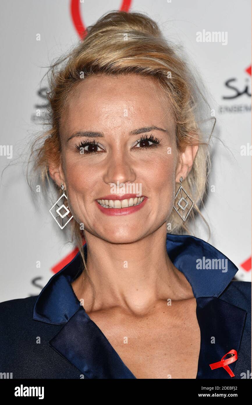 Elodie Gossuin assiste à la conférence de presse et de photographie du Sidaction 2019 à la salle Wagram le 18 mars à Paris, France. Photo de David Niviere/ABACAPRESS.COM Banque D'Images