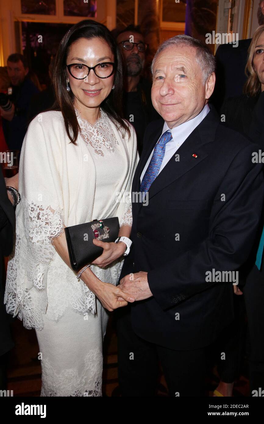 Jean Todt et sa femme Michelle Yeoh lors de la soirée de Gala de la ...