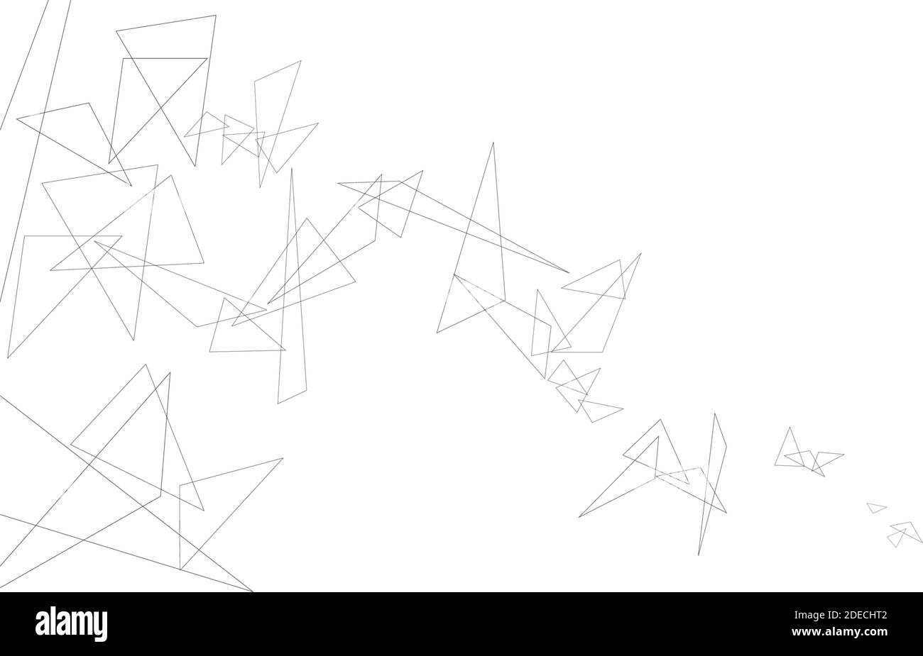 Arrière-plan triangulaire abstrait sur le blanc Illustration de Vecteur