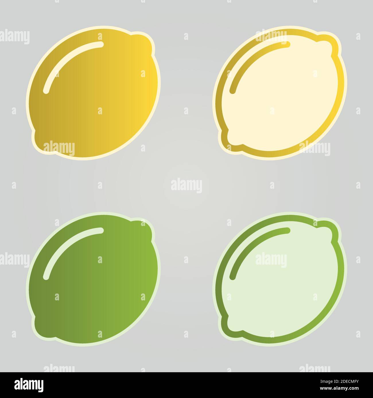 Citron, lime vecteur Illustration de Vecteur