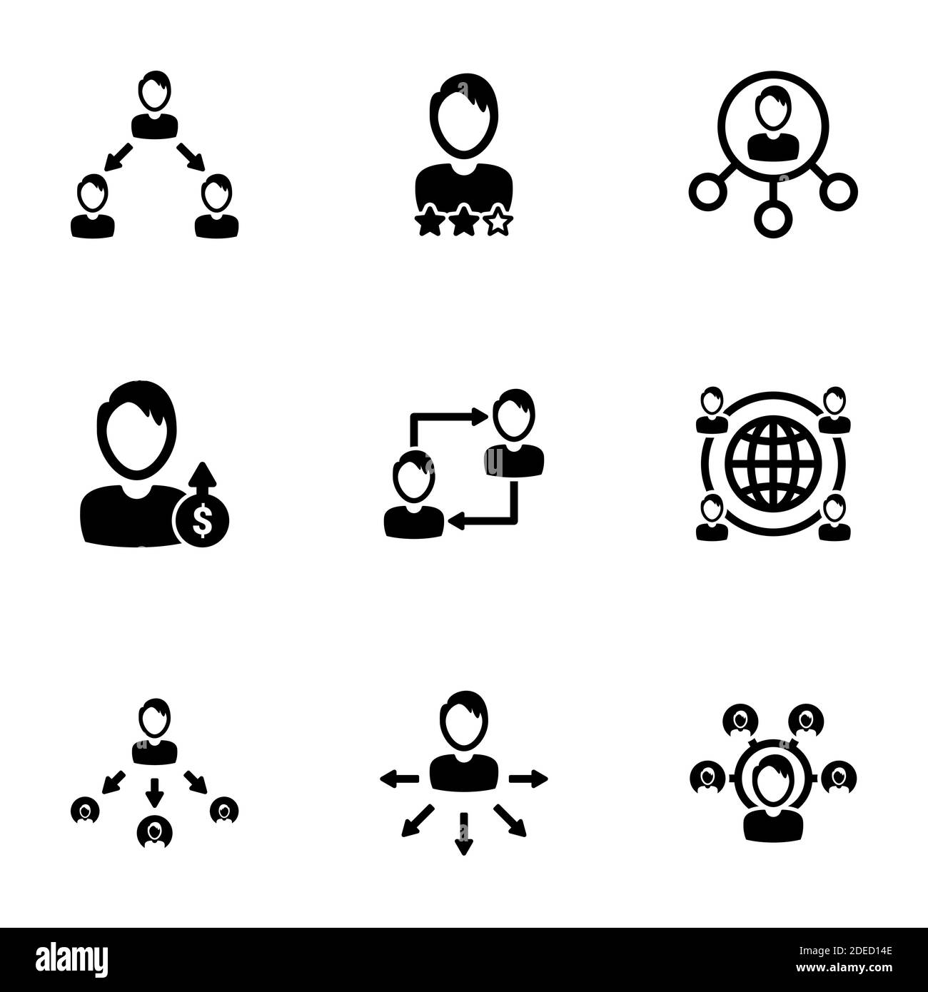 Ensemble d'icônes simples sur un thème référence, vecteur, conception, collection, plat, signe, symbole, élément, objet, illustration, isolé. Arrière-plan blanc Illustration de Vecteur